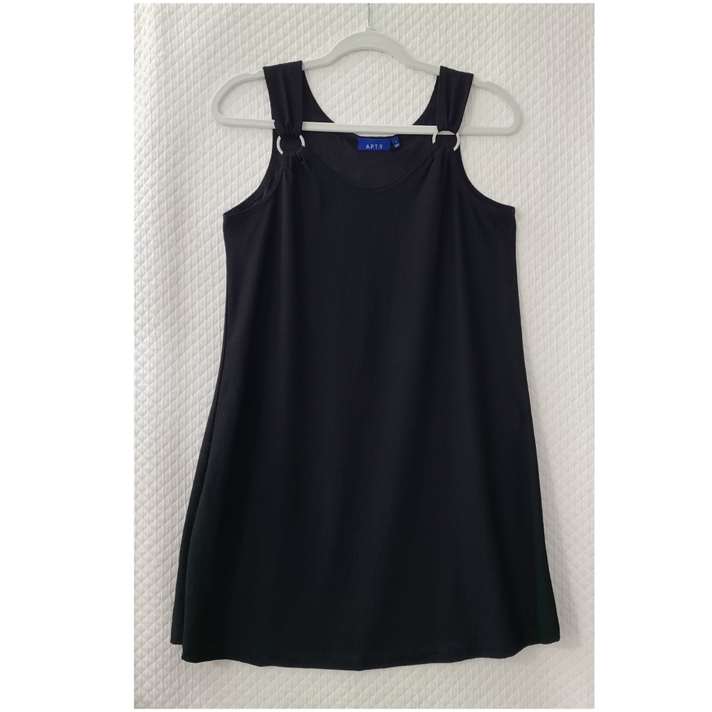 Apt.9 black swimsuit bikini sleeveless cover up